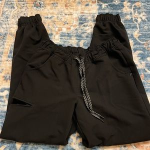 Black jaanuu jogger scrubs in size small. Hardly worn